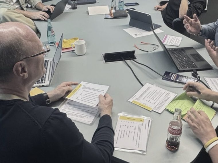 Manfred Becking in a working session